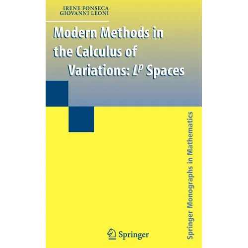 Modern Methods in the Calculus of Variations: L^p Spaces - Hardcover