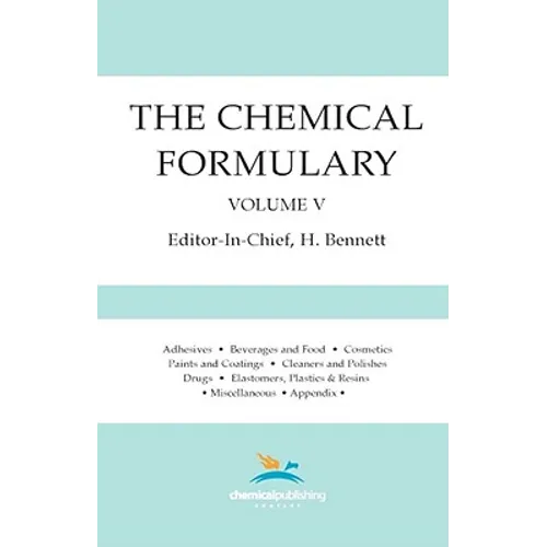 The Chemical Formulary, Volume 5 - Paperback