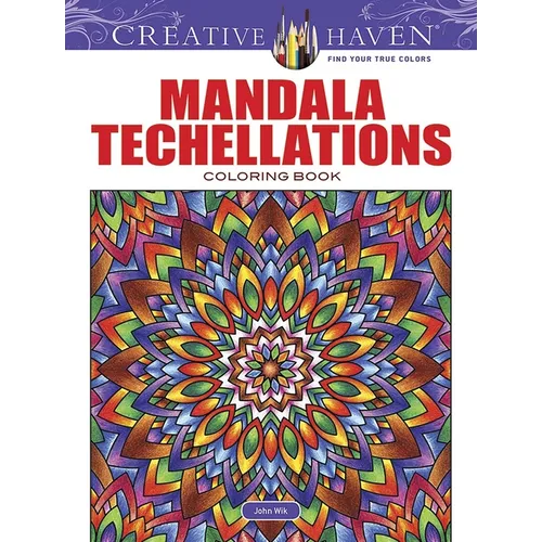 Creative Haven Mandala Techellations Coloring Book - Paperback