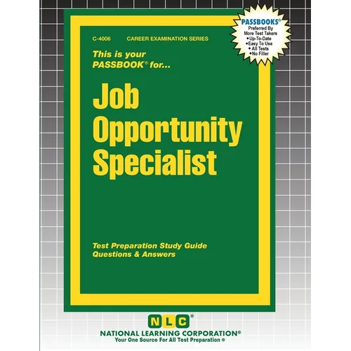 Job Opportunity Specialist - Paperback