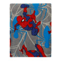 Spider-Man to the Rescue Red, Gray, and Blue Super Soft Toddler Blanket