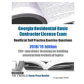 Georgia Residential Basic Contractor License Exam Unofficial Self Practice Exercise Questions 2018/19 Edition: 130+ questions focusing on building con - Paperback