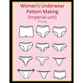 Women's Underwear Pattern Making (Imperial unit) - Paperback