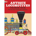 Antique Locomotives Coloring Book - Paperback