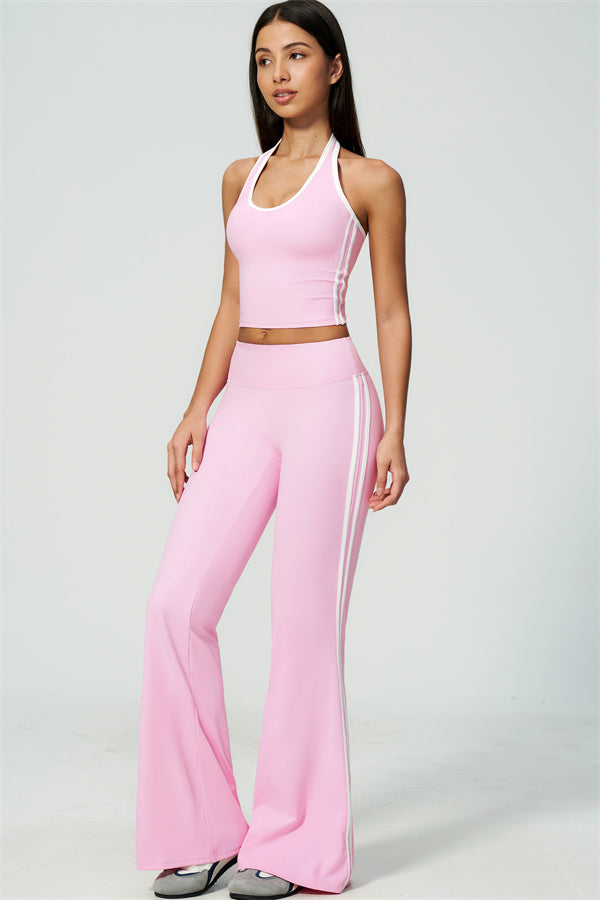 The Onyx Tank Top Flared Leggings 2-Piece Set