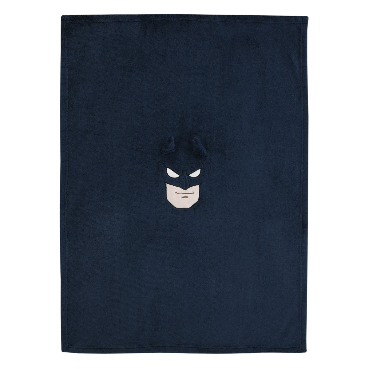 Batman The Caped Crusader Navy, Gray and Yellow Batman Character Shaped Blanket