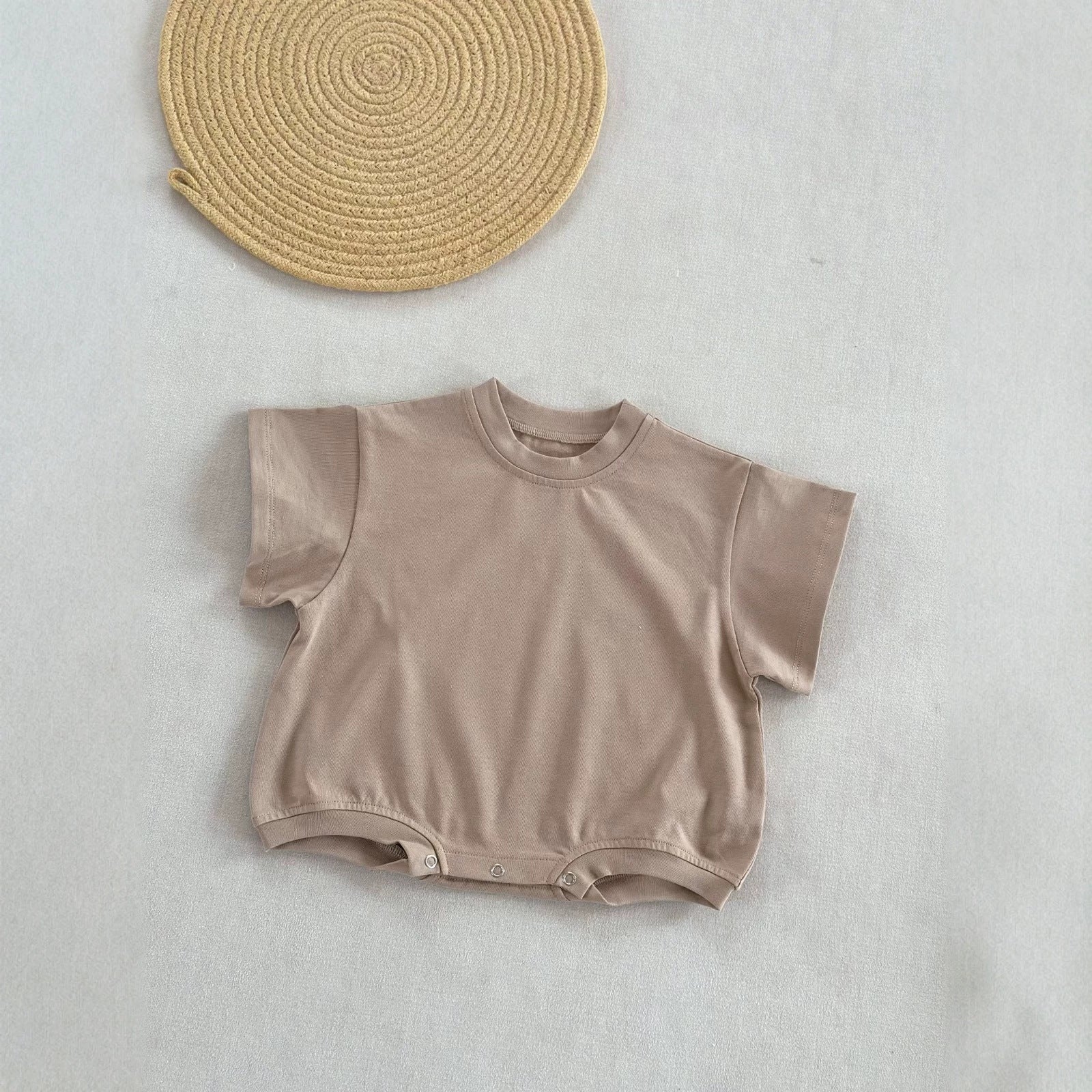 Cotton Loose-fitting Baby Onesie