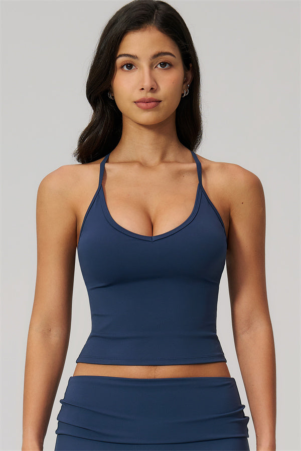 The Daring Tank Top Straight Leg Pants 2-Piece Set