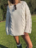 Chunky Cable-Knit Sweater