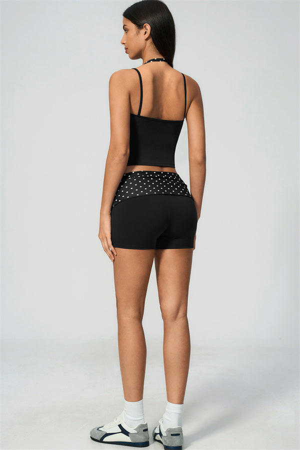 The Enliven Halter Tank Top Shorts 2-Piece Set