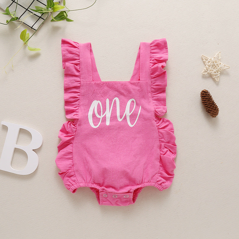 Infant Multicolor Bellyband Jumpsuit Romper