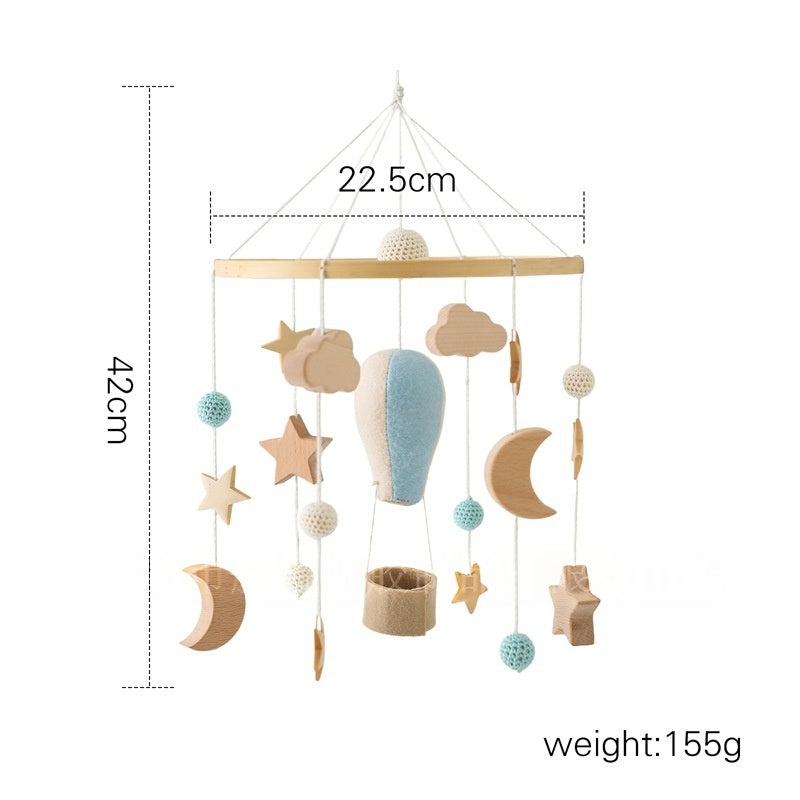 Crib Rattle Three-month-old Newborn Stroller Crib Headboard Rattle