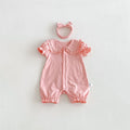 Short-sleeve Shirt Bodysuit For Babies
