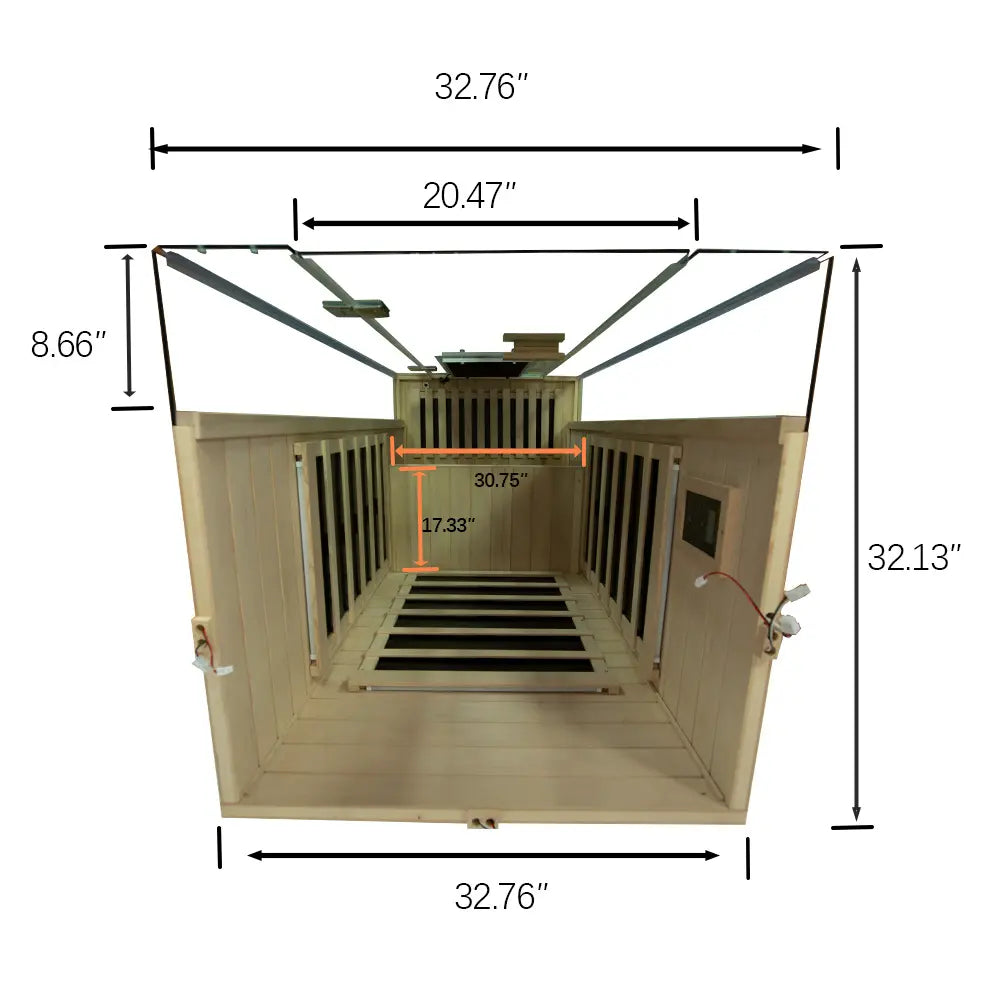 Pre-order SH01 1 Person Far Infrared Sauna Restocking July 31