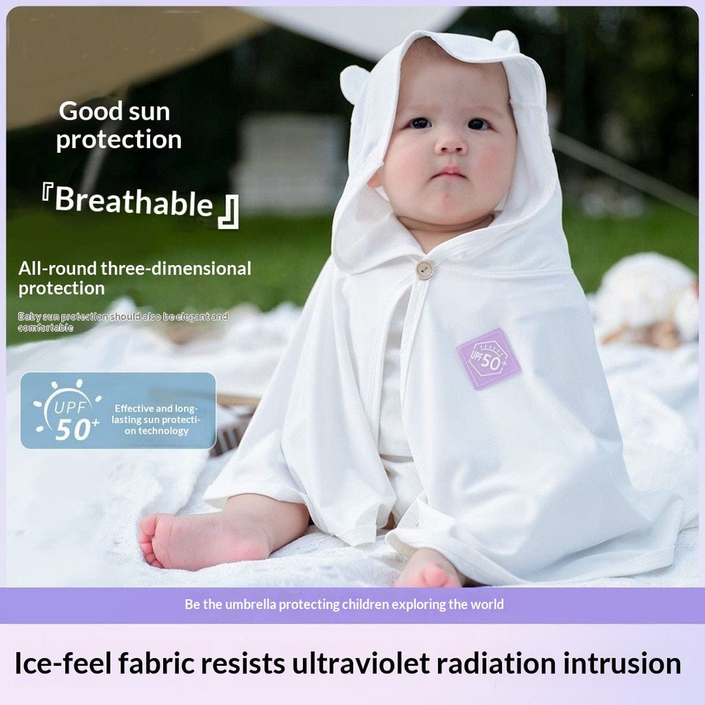 Color-changing UV-protection Cape Baby Sun-protective Garment