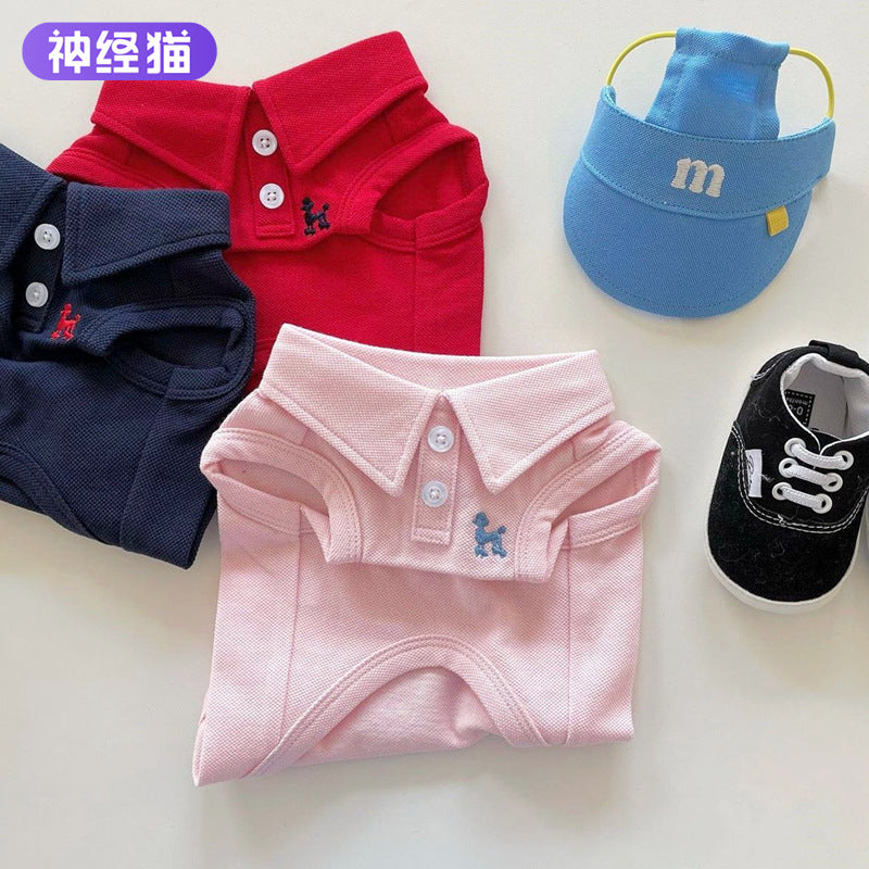 Dog Clothes T-shirt Thin Breathable Vest