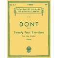 24 Exercises, Op 37: Schirmer Library of Classics Volume 328 Violin Method - Paperback