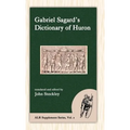 Sagard's Dictionary of Huron - Hardcover