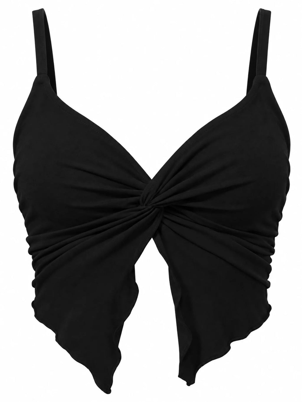 Twist Front Crop Cami