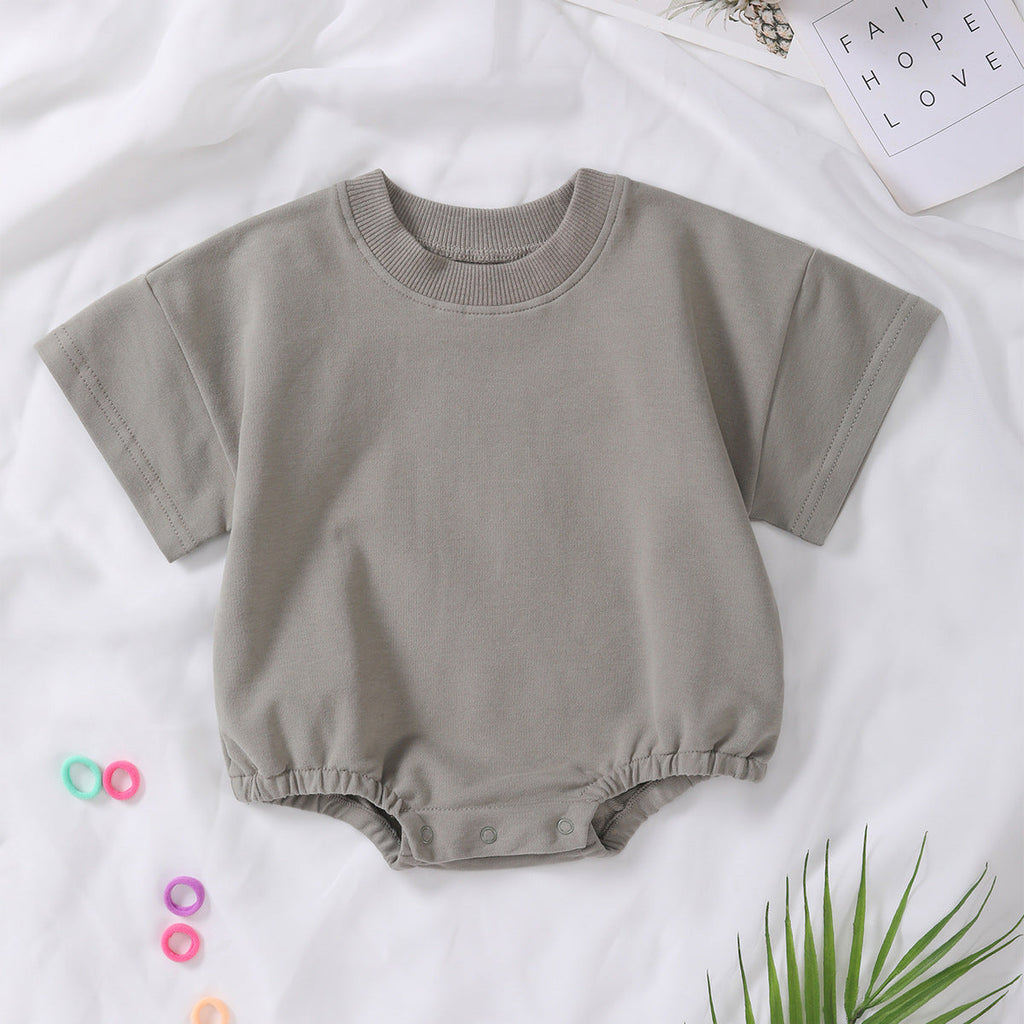 Short-sleeve Organic Cotton Romper