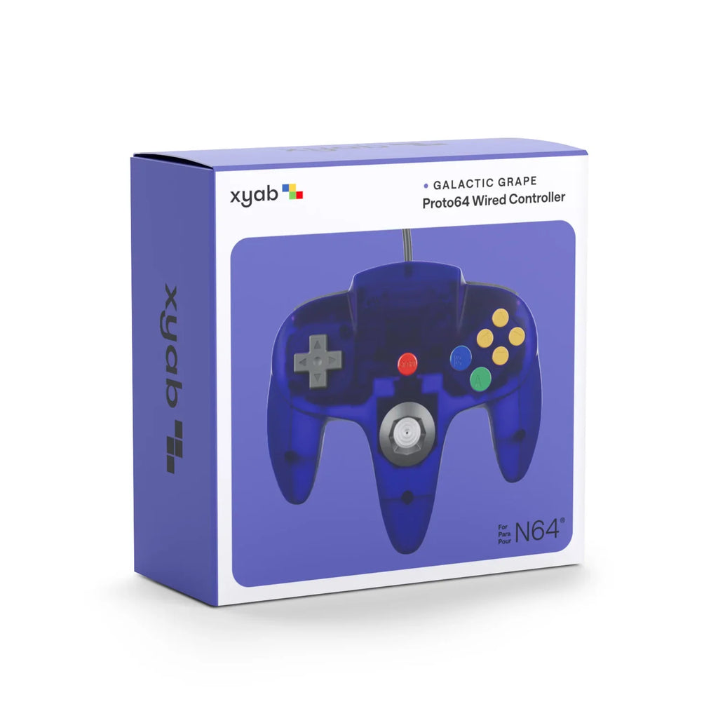PROTO64 Wired Controller for Nintendo 64 (N64) [Galactic Grape] – Nintendo 64 Accessory (N64)