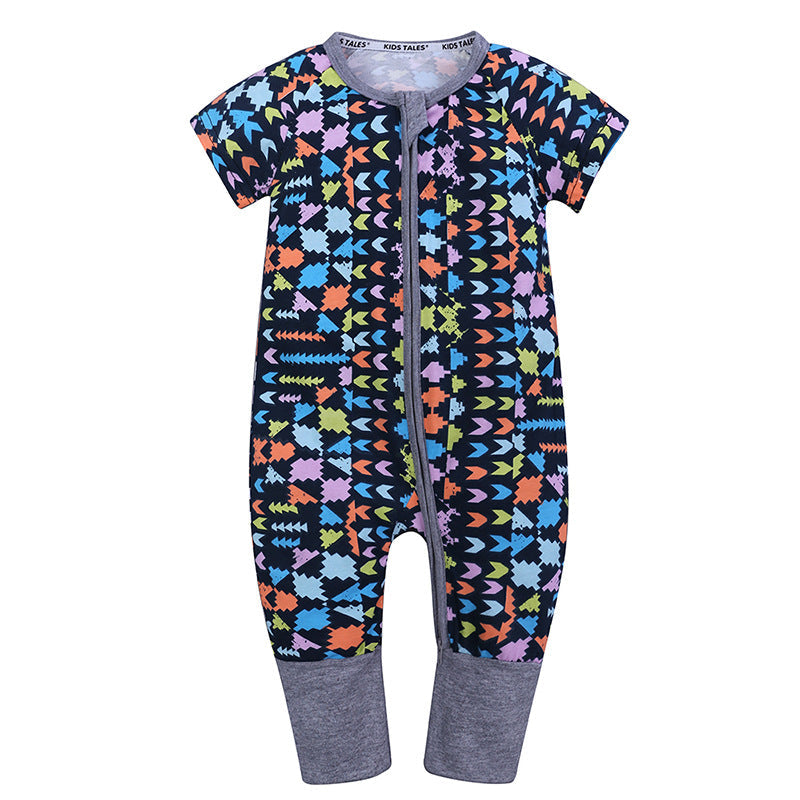 Cartoon Onesie Baby Short-sleeve Bodysuit