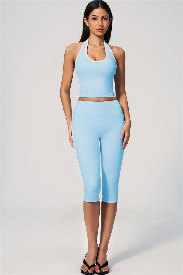 The Onyx Tank Top Capri Leggings 2-Piece Set