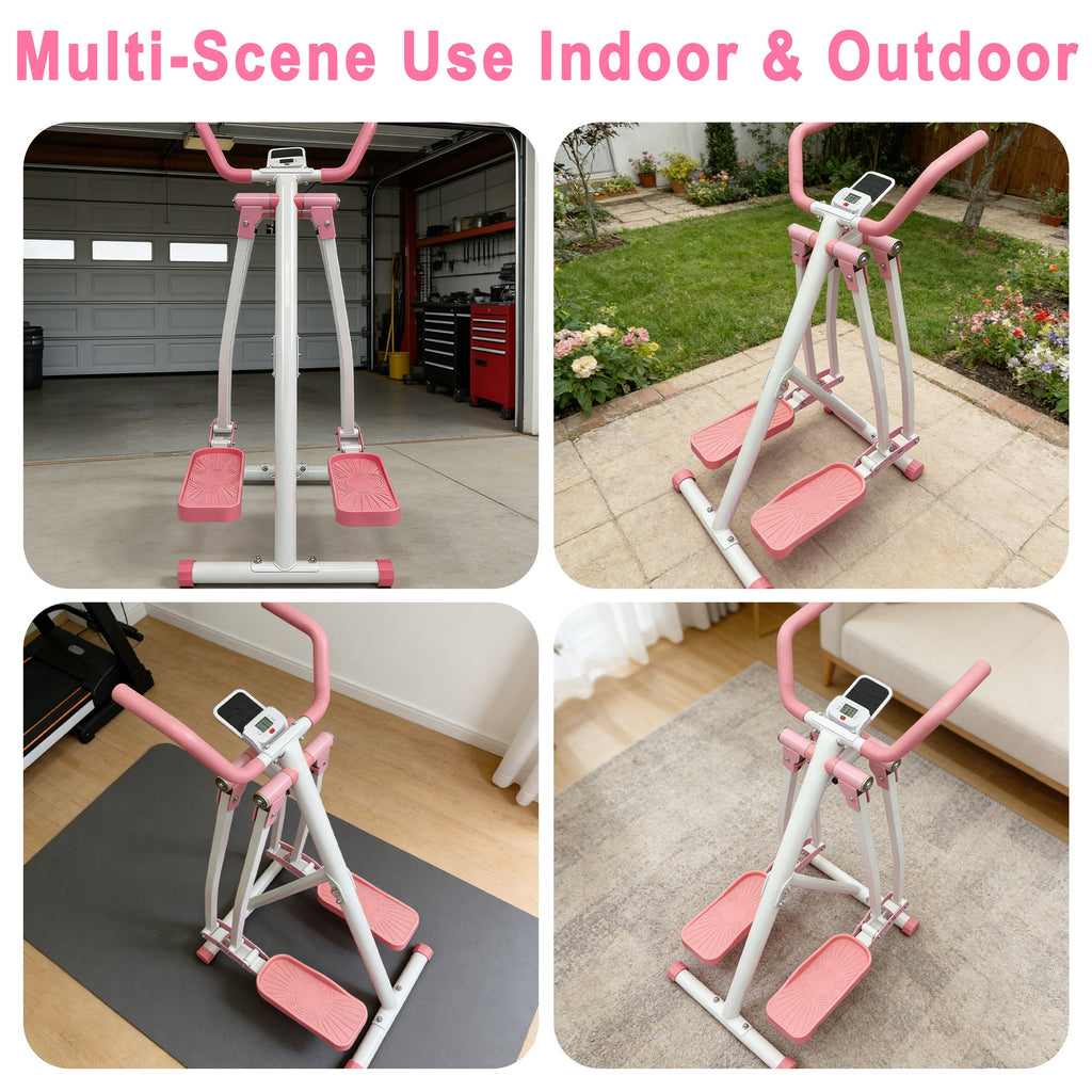 Air Walk Elliptical Machine - Foldable Cardio Cross Trainer