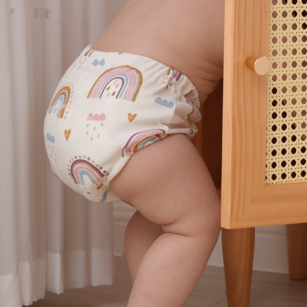 Pure Cotton Breathable Baby Training Pants Cloth Diapers