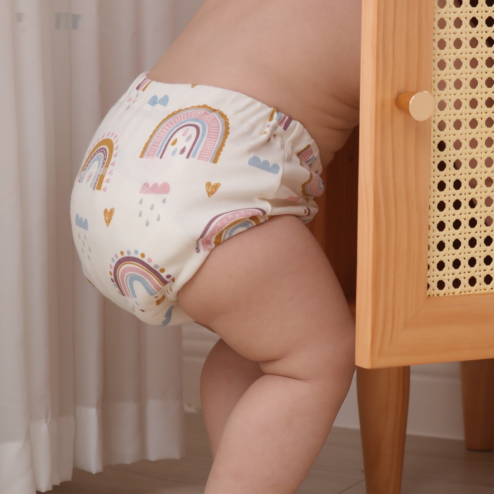 Pure Cotton Breathable Baby Training Pants Cloth Diapers
