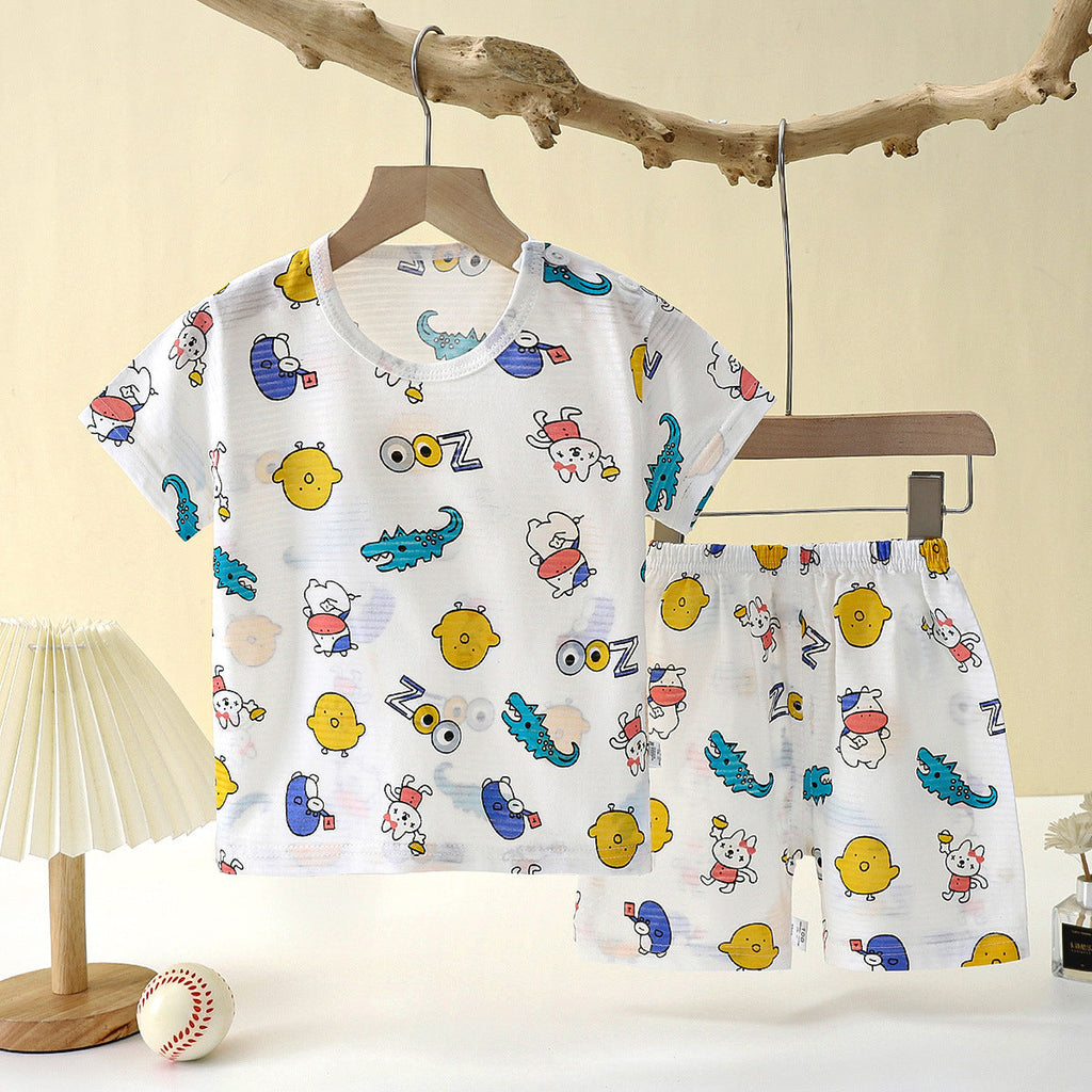 Children's Loungewear Pajamas Pure Cotton Underwear Set