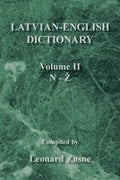 Latvian-English Dictionary: Volume Ii N-Z - Paperback