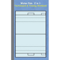 Water Polo 2 in 1 Tacticboard and Training Workbook: Tactics/strategies/drills for trainer/coaches, notebook, training, exercise, exercises, drills, p - Paperback