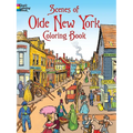 Scenes of Olde New York Coloring Book - Paperback