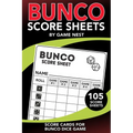 Bunco Score Sheets: 105 Score Keeping Pads Bunco Dice Game Kit Book - Paperback