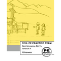 Civil PE Practice Exam: Geotechnical Depth Version A - Paperback