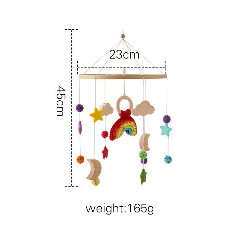 Crib Rattle Three-month-old Newborn Stroller Crib Headboard Rattle