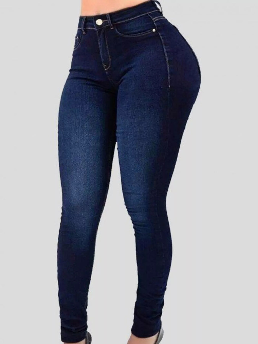 High-Waisted Sculpting Skinny Jeans