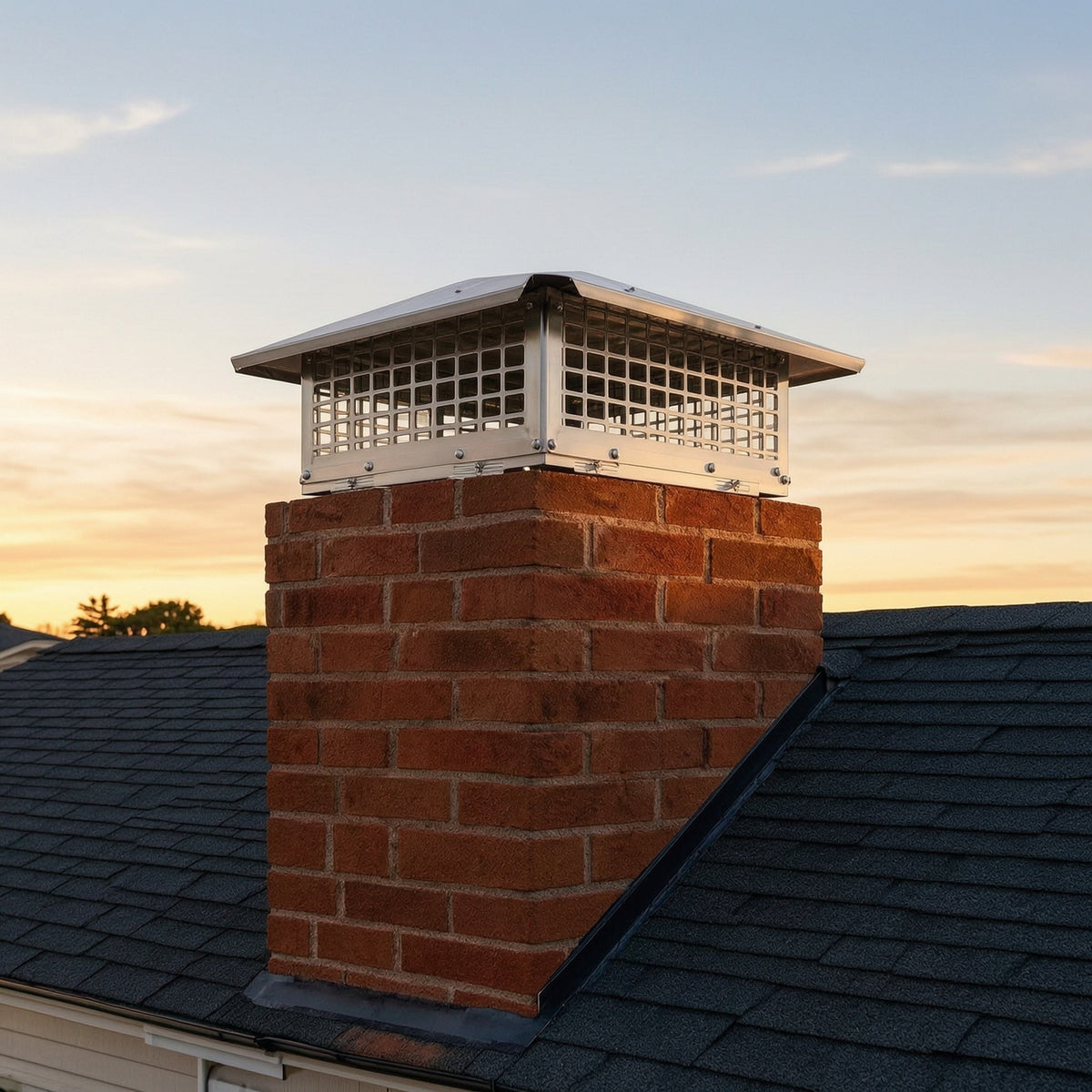 Middle size Stainless Steel Adjustable Chimney Cap