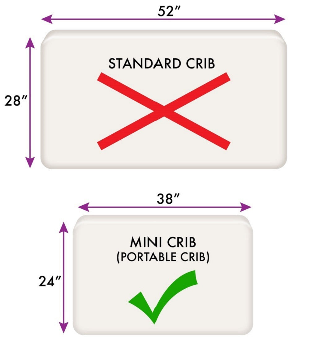 Disney The Little Mermaid Ariel Cute by Nature White and Pink Star Fish and Coral Reef 3 Piece Nursery Mini Crib Bedding Set - Comforter and Two Fitted Mini Crib Sheets