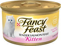 Fancy Feast Kitten Tender Salmon Feast Wet Cat Food (3oz)