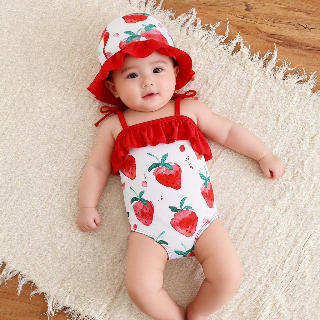 Cross-border Newborn Swimsuit One-piece With A Hood