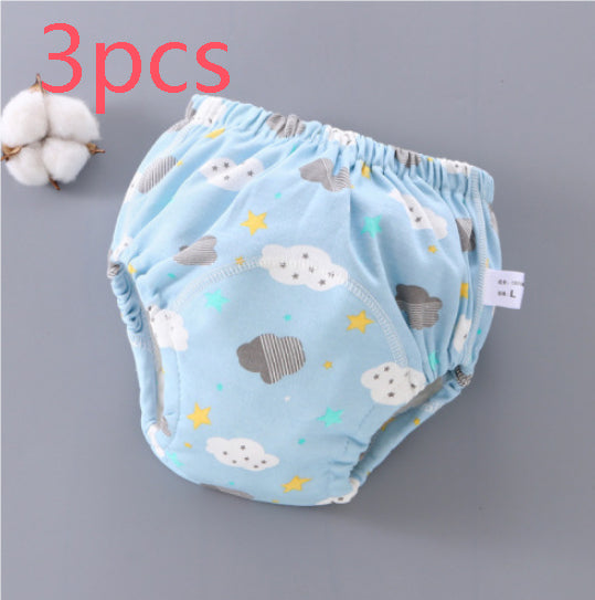 Baby Training Pants Washable 6-layer Gauze Diaper Cover Learning