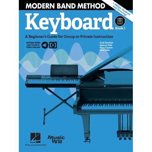 Modern Band Method - Keyboard, Book 1 (Book/Online Media) - Paperback