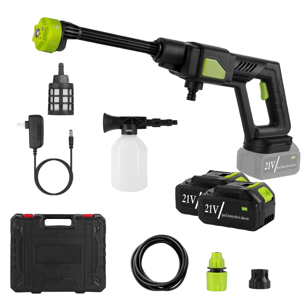 Cordless Pressure Washer with 6-in-1 Nozzle - Car Cleaner