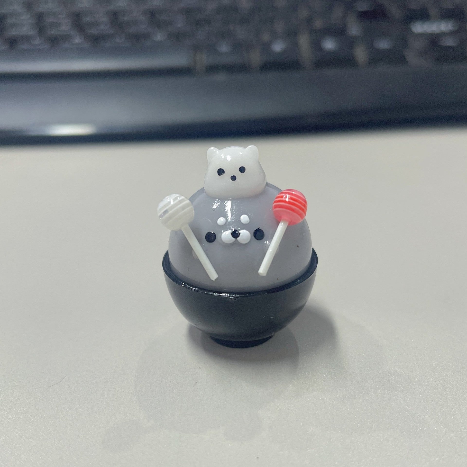 Lollipop-shaped Little Seal Toy With A Hand-painted Noseperfect As A Stress-relief Gadget