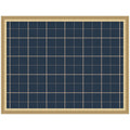 Framed Fabric Pinboard Navy Blue Plaid Wall Organization