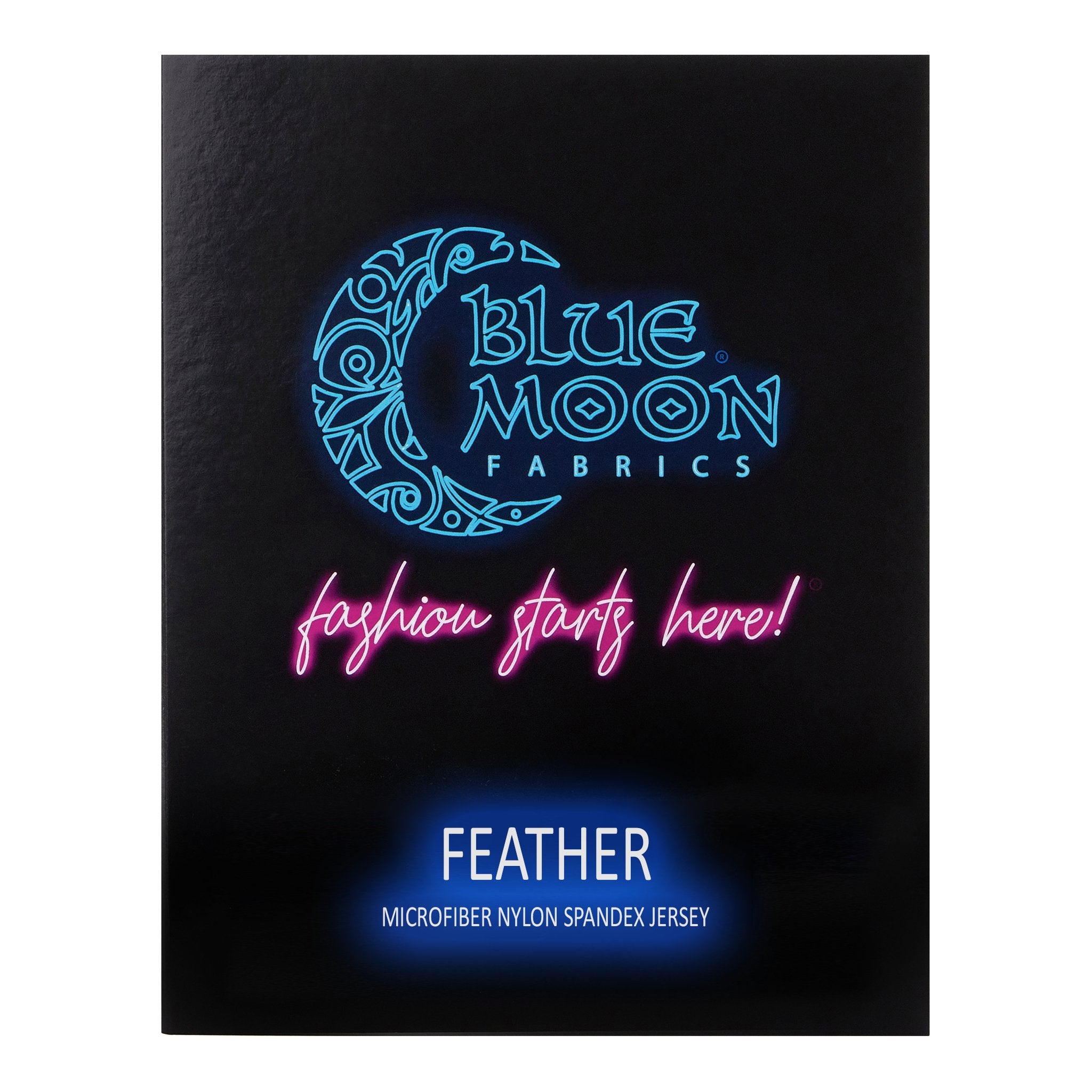 Feather Microfiber Nylon Spandex Jersey Color Card | Blue Moon Fabrics