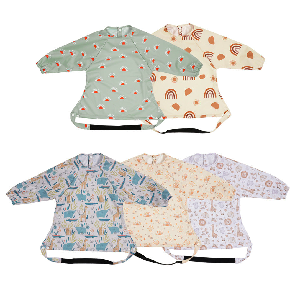 Danish-style Childrens Waterproof Smock For Autumn And Winter Babies