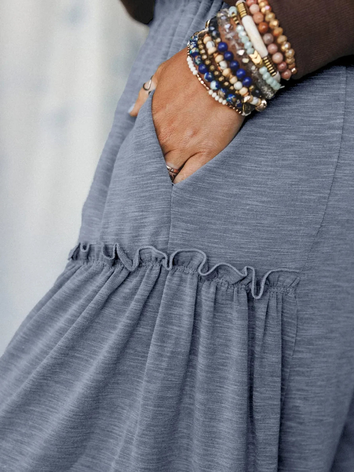 Casual Wide Leg Drawstring Pants